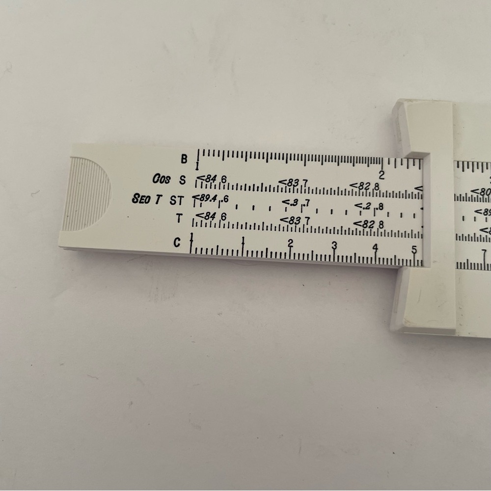 Pickett Microline 140 White Slide Ruler - Picture 8 of 12